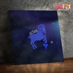 nice Aries Art Symbol Canvas gifts based on zodiac signs– ARIES0013