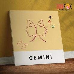 best Gemini Art Canvas zodiac gifts and collectibles – GEMINI0027