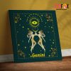 awesome Gemini Art Canvas birthday zodiac sign presents for horoscope and astrology lovers– GEMINI0004