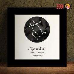 great Gemini Air Canvas zodiac gifts and collectibles– GEMINI0041