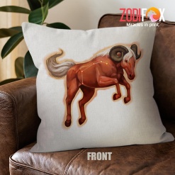 interested Aries Art Throw Pillow zodiac gifts for astrology lovers – ARIES-PL0047
