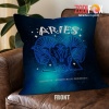 interested Aries Ambitious Throw Pillow zodiac gifts for astrology lovers – ARIES-PL0009