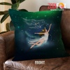awesome Taurus Flygirl Throw Pillow zodiac sign presents for horoscope lovers – TAURUS-PL0028